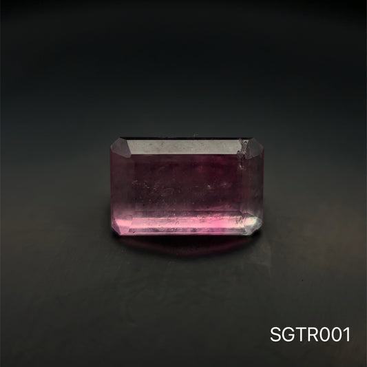 TURMALINA BICOLOR 2.15 CTS 5.8 X 9.08 MM