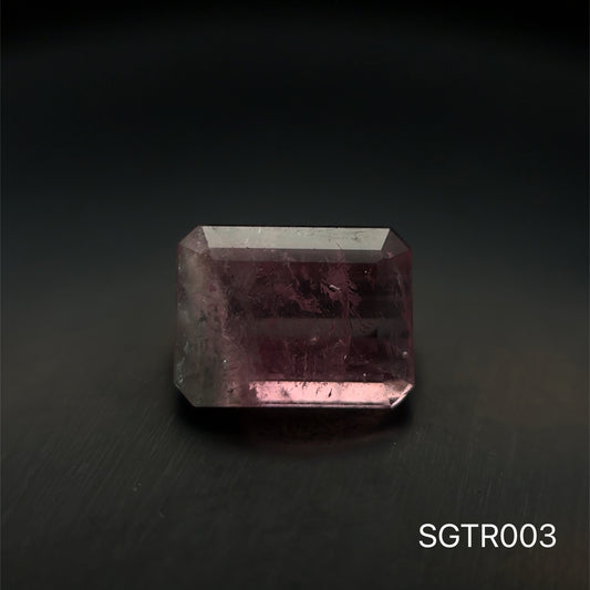 TURMALINA BICOLOR 2.780  CTS 6.8 X 8.8  MM