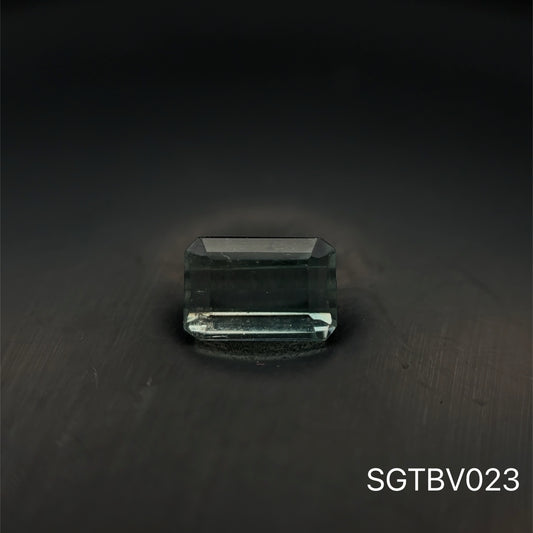 TURMALINA BICOLOR .720 CT/ 4.18 X 6.24 MM