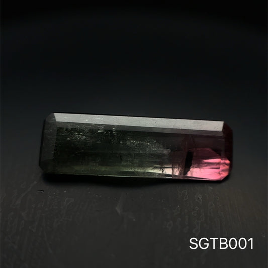 TURMALINA BICOLOR 4.18 CTS 6.06 X 18.83 MM