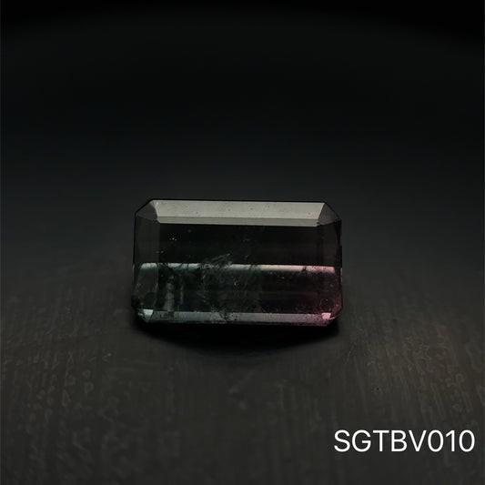 TURMALINA BICOLOR 2.125 CTS 6.14 X 10.13 MM