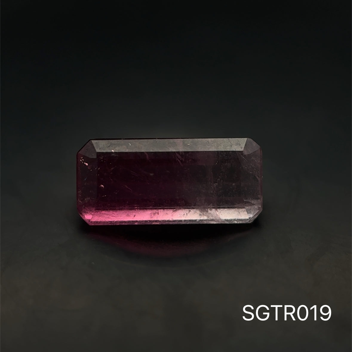 TURMALINA ROSA BICOLOR BAGUETTE 1.30 CTS 4.49 X 9.75 MM