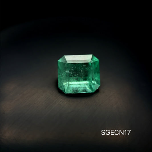 ESMERALDA COLOMBIANA ESMERALDA  2.87 CT/ 8.16 X 8.97 X 5.84 MM