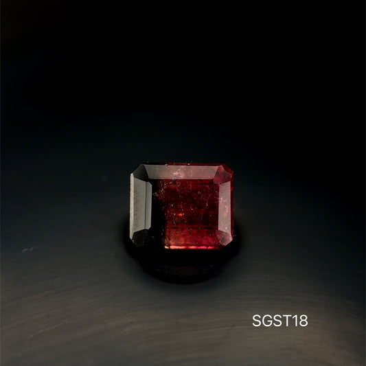 TURMALINA BI COLOR  2.18 CT/ 6.85 X 8.15 X 4.08 MM