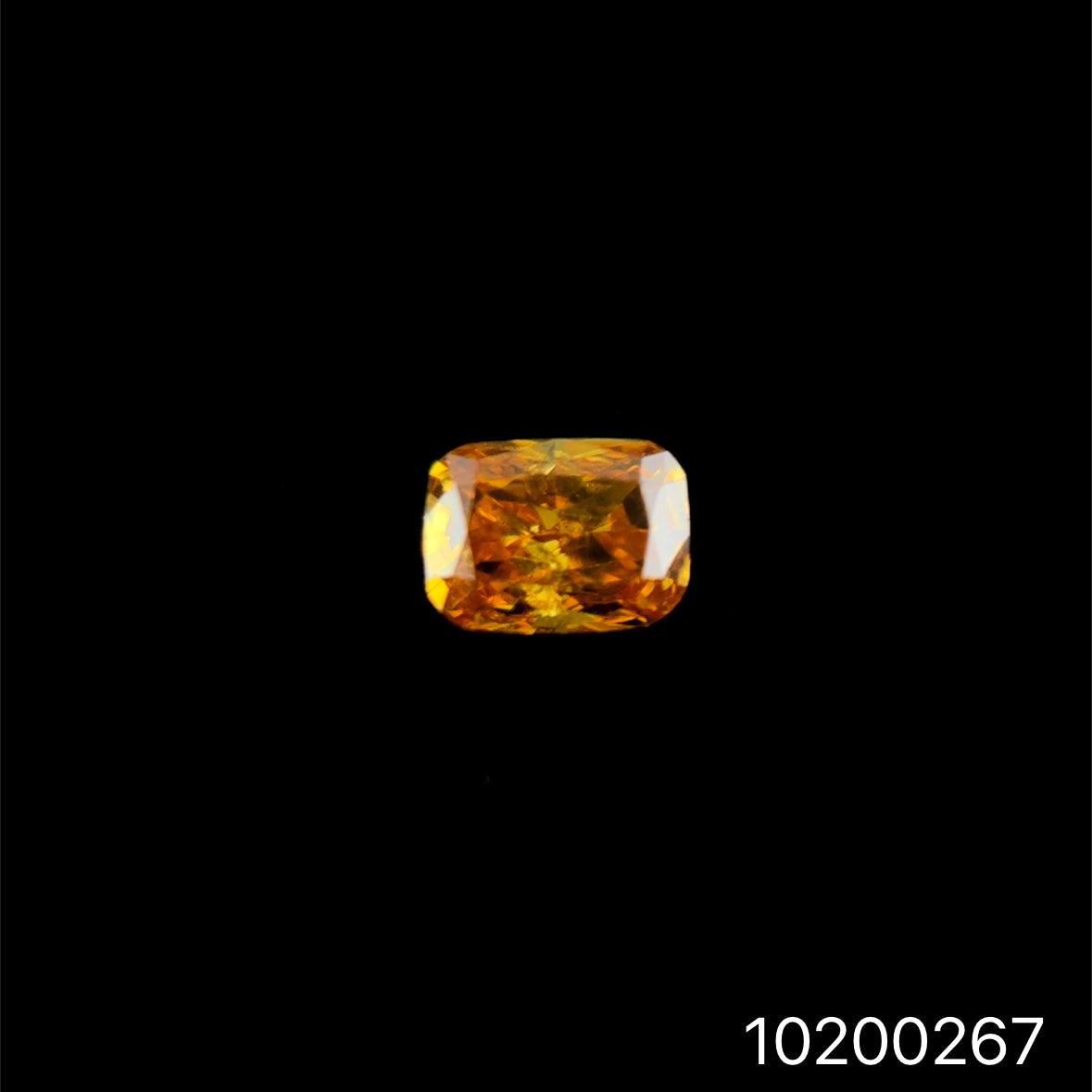 DIAMANTE FANCY DARK YELLOW RADIANT 0.11 CTS