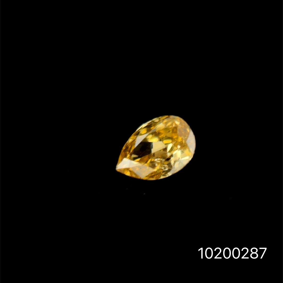 DIAMANTE FANCY DARK YELLOW PERA 0.105 CTS