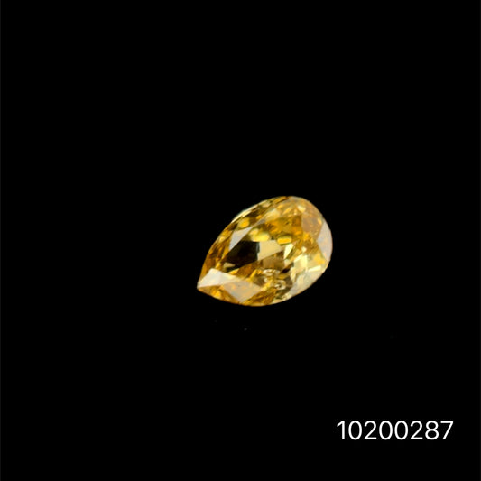 DIAMANTE FANCY DARK YELLOW PERA 0.105 CTS