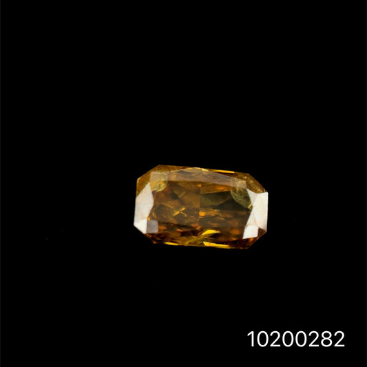 DIAMANTE FANCY DARK YELLOW RADIANT 0.16 CTS