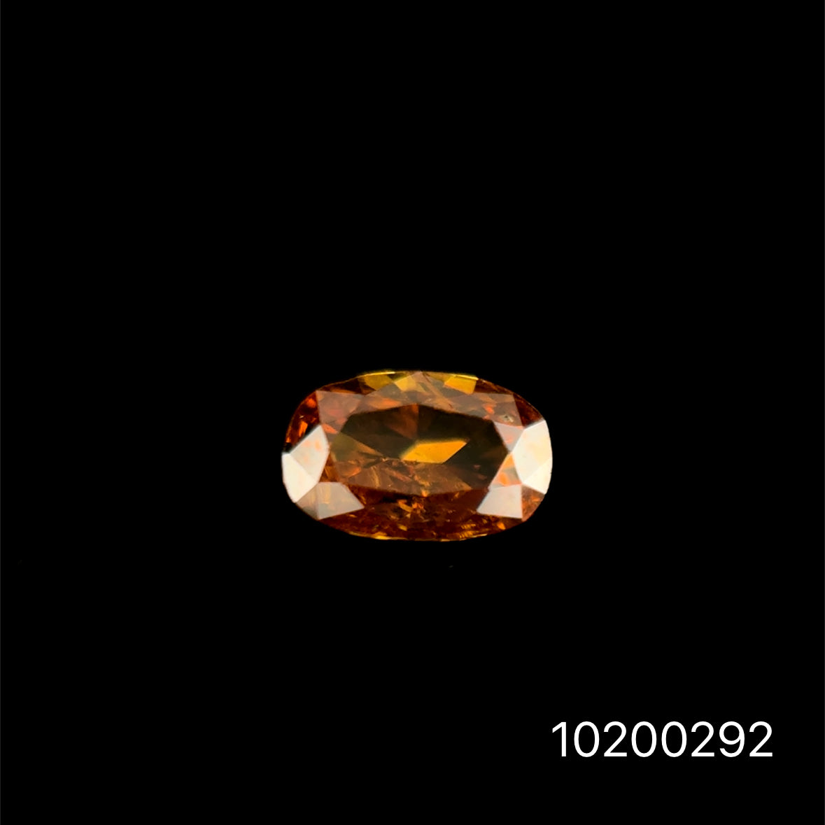DIAMANTE FANCY DARK YELLOW OVAL 0.145 CTS