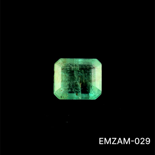 ESMERALDA ZAMBIA ESMERALDA 0.770 CTS 5.44 X 4.65 MM