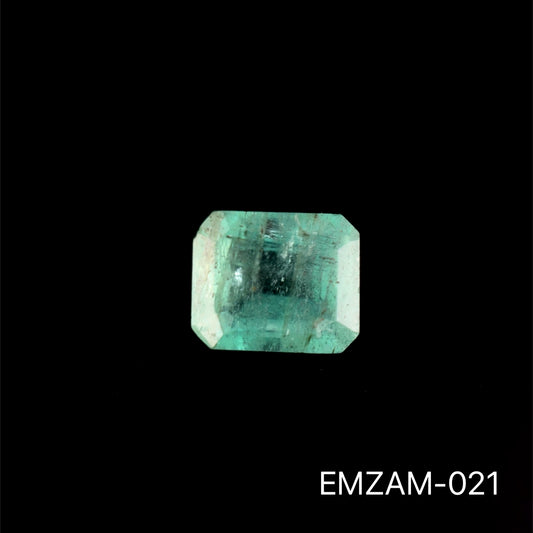ESMERALDA ZAMBIA ESMERALDA 0.925 CTS, 5.87 X 4.83 MM