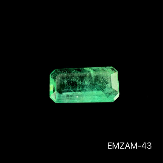 ESMERALDA ZAMBIA ESMERALDA 0.485 CTS 3.77 X 7.17 MM