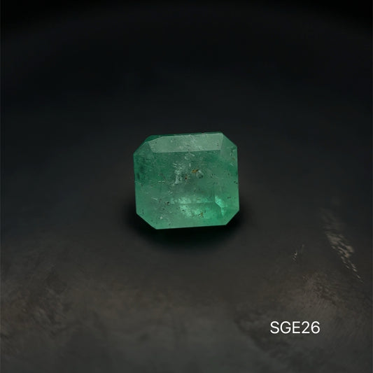 ESMERALDA COLOMBIA 2.095 CTS 7.52 X 6.86 MM