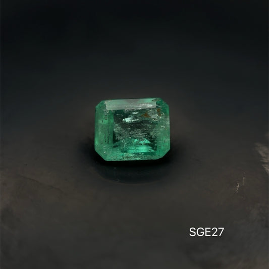 ESMERALDA COLOMBIA 0.690 CTS 5.08 X 6.05 MM