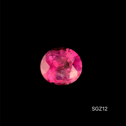 ZAFIRO ROSA  CUSHION 0.545 CTS 4.9 x 4.4 MM