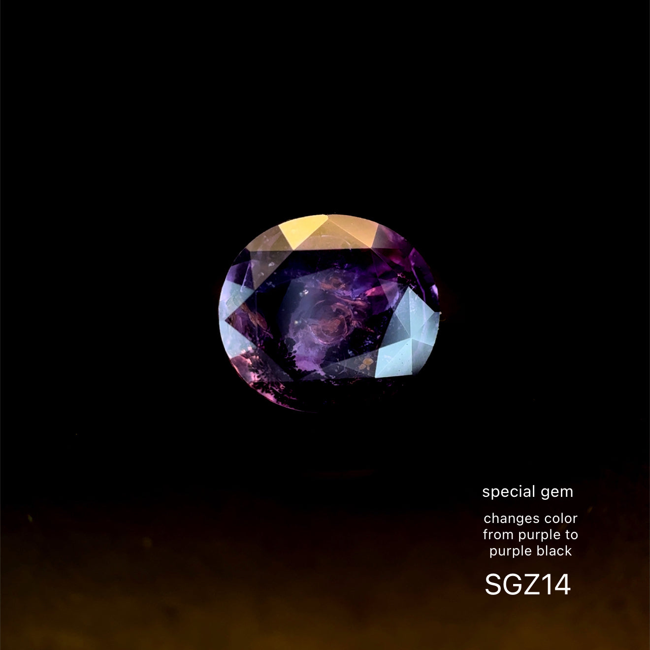 ZAFIRO MORADO OVAL 1.315 CTS 6.6 X 5.9 MM