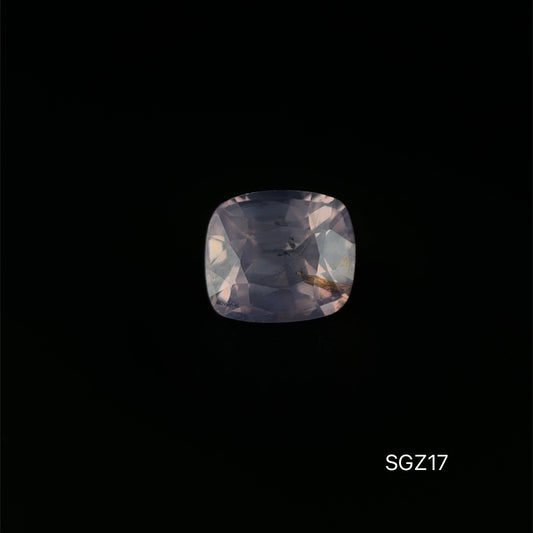 ZAFIRO ROSA CUSHION ALARGADO 0.400 CTS 4.20 X 3.63 MM