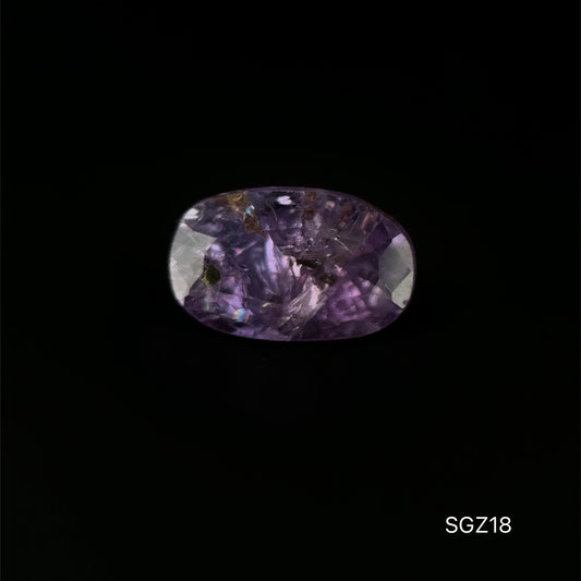 ZAFIRO MORADO OVAL 0.705 CTS 6.42 X 3.94 MM