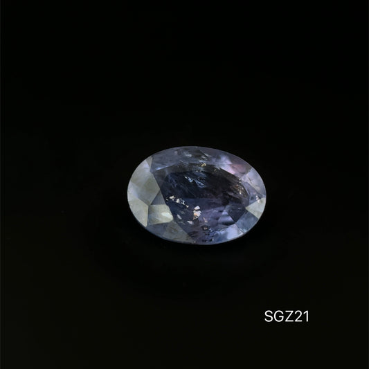 ZAFIRO MORADO OVAL 0.820 CTS 6.92 X 5.01 MM