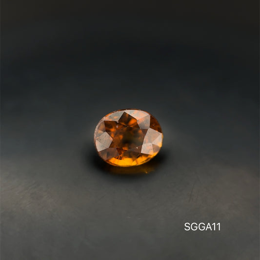 GRANATE AMARILLO OVAL  1.93 CT / 6.21 X 7.45 MM