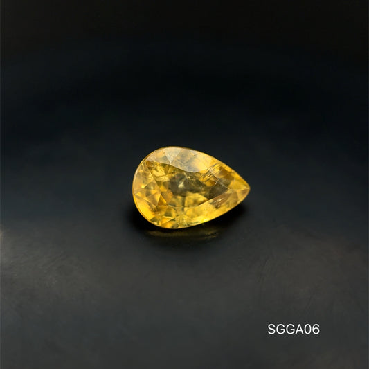 GRANATE AMARILLO PERA 2.70 CT/ 7.06 X 10.08 MM