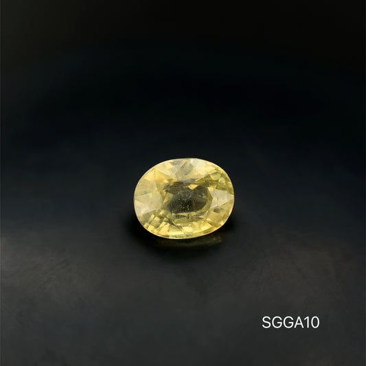 GRANATE AMARILLO OVAL  2.79 CT/ 7.02 X 8.73 MM