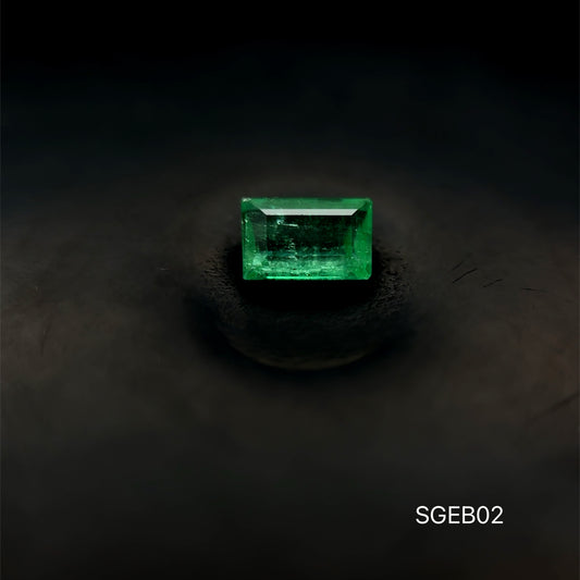 ESMERALDA COLOMBIANA BAGUETTE .24 CT/ 3.10 X 4.78 MM