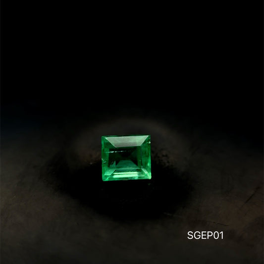 ESMERALDA COLOMBIANA PRINCES .25 CT/ 3.60 X 3.95 MM