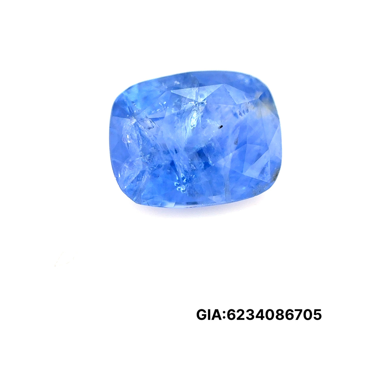 ZAFIRO GIA CUSHION 9.10 CTS 12.58 X 10.17 X 7.48 MM