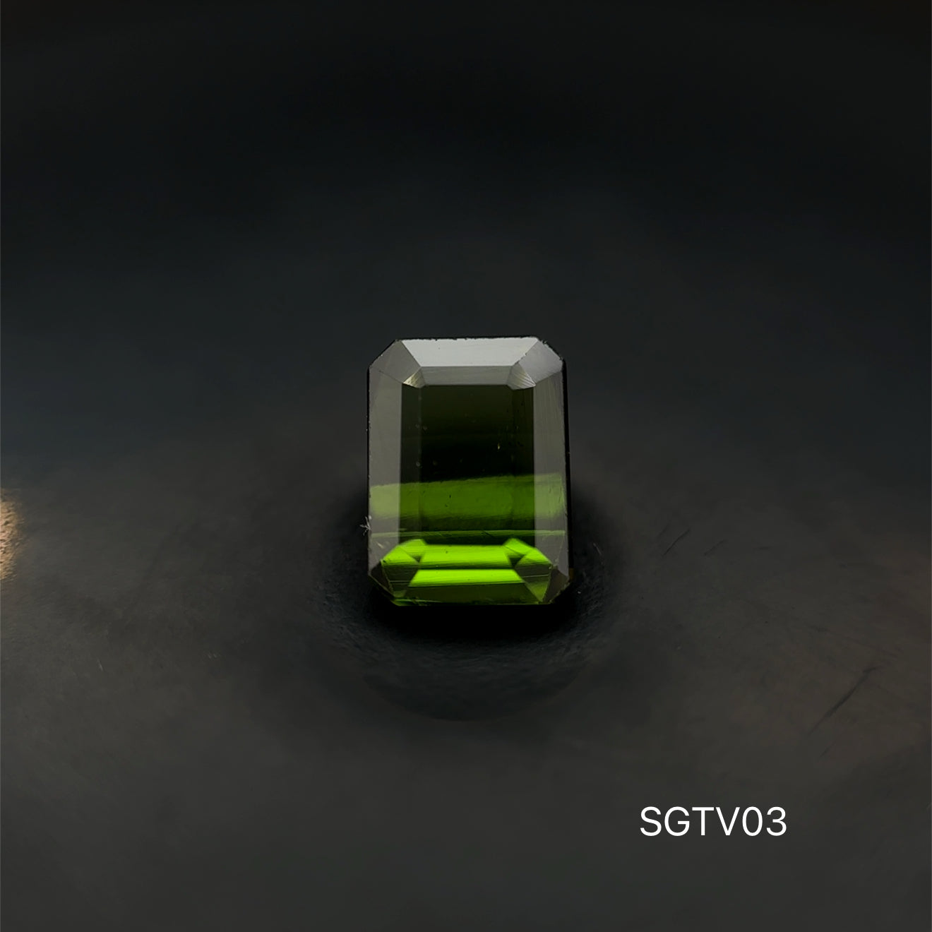 TURMALINA VERDE 1.30 CT/ 5.32 X 7.09 X 3.55 MM