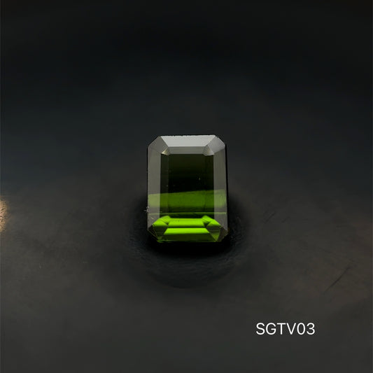 TURMALINA VERDE 1.30 CT/ 5.32 X 7.09 X 3.55 MM