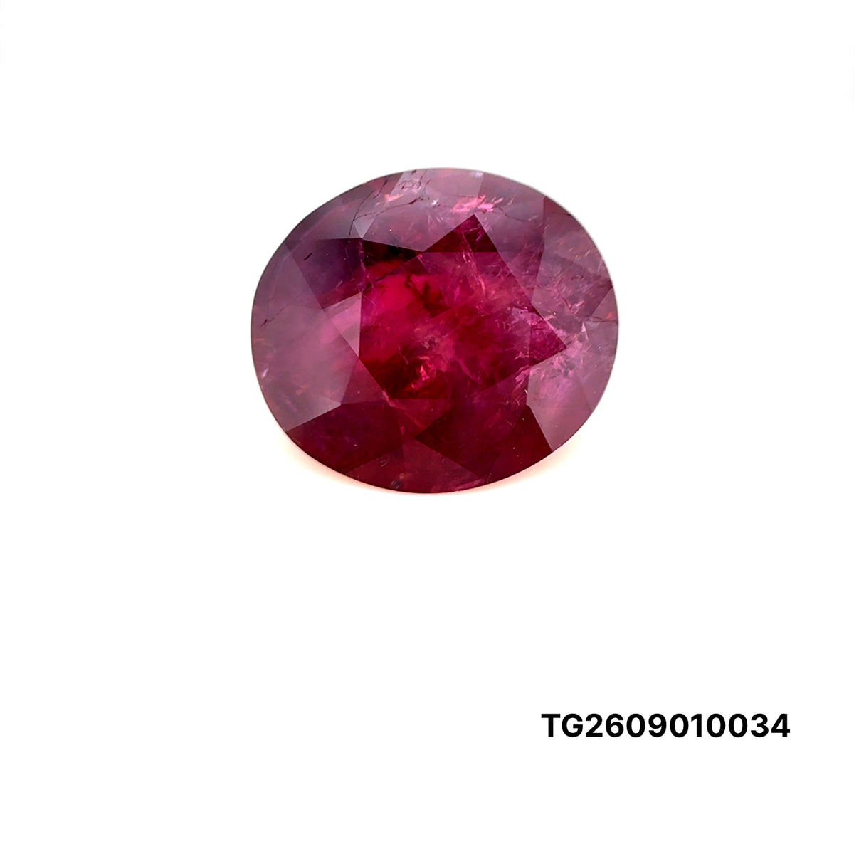 RUBY IGA OVAL 10.26 CTS  12.00 X 13.65 X 7.33 MM