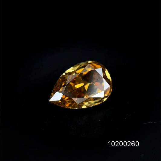 DIAMANTE FANCY DARK YELLOW  PERA 0.26 CTS