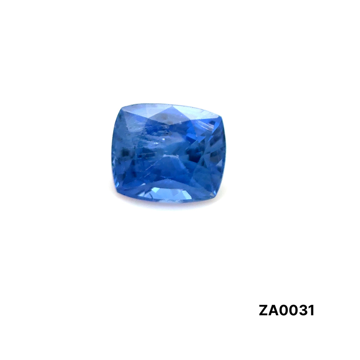 ZAFIRO CORNFLOWER BLUE CUSHION 0.975 CTS 5.88 X 5.01 MM
