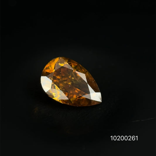 DIAMANTE FANCY DARK YELLOW PERA 0.34 CTS