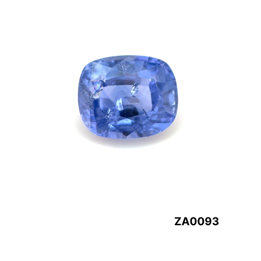 ZAFIRO CORNFLOWER CUSHION 2.585 CTS 8.12 X 6.91 MM
