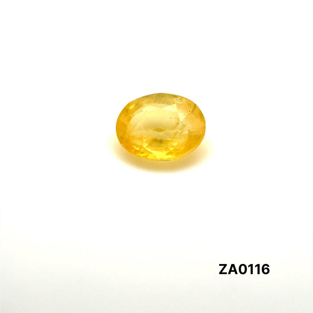 ZAFIRO AMARILLO CORTE OVAL 1.670 CTS 7.5 X 6.17 X 3.96 MM