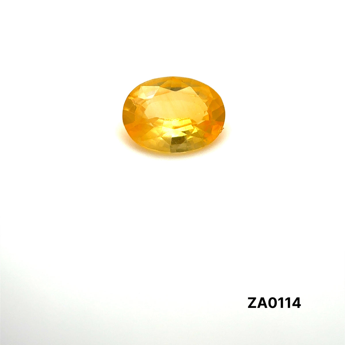 ZAFIRO AMARILLO CORTE OVAL 1.455 CTS 8.01 X 6.03 X 3.44 MM