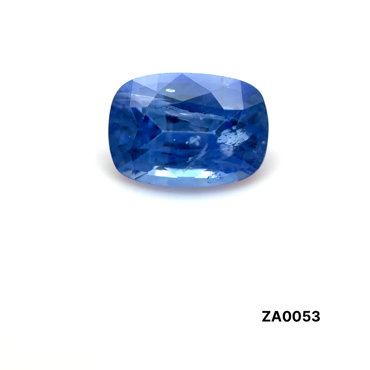 ZAFIRO CORNFLOWER BLUE CUSHION 1.245 7.14 X 5.08 MM