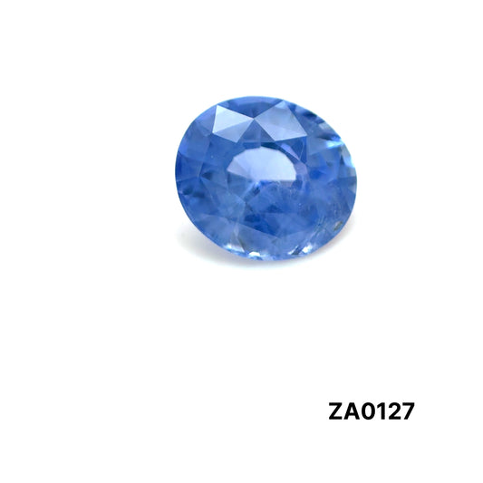 ZAFIRO CORNFLOWER BLUE OVAL 1.855 CTS 7.70 X 6.92 MM