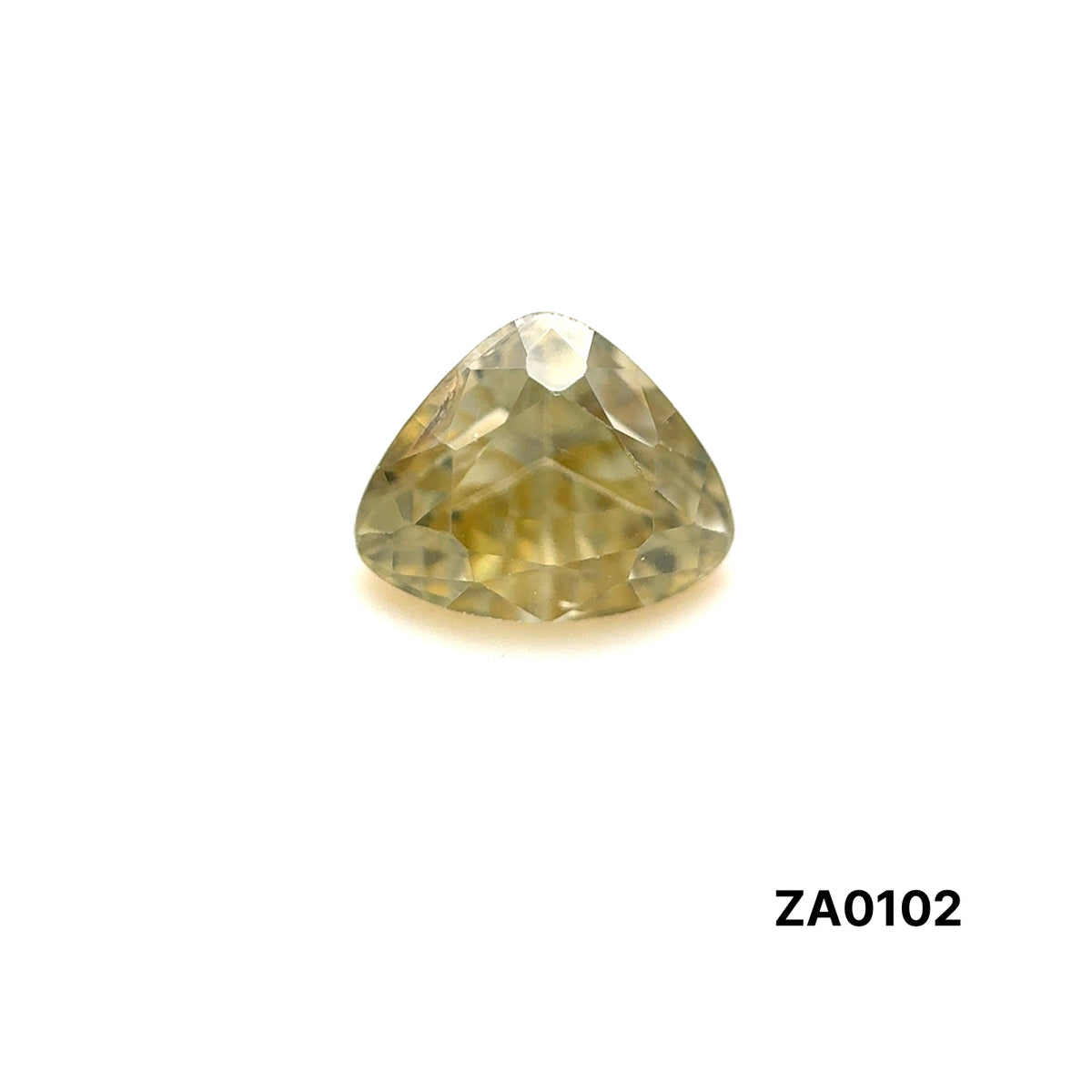 ZAFIRO AMARILLO CORTE TRILLON 2.240 CTS 6.50 X 7.91 X 5.11 MM