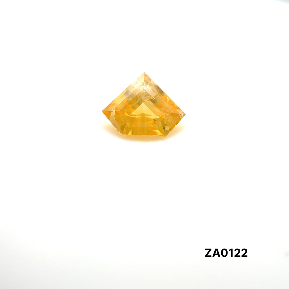 ZAFIRO AMARILLO CORTE MODERNO 1.155 CTS 6.37 X 8.12 X 3.63 MM