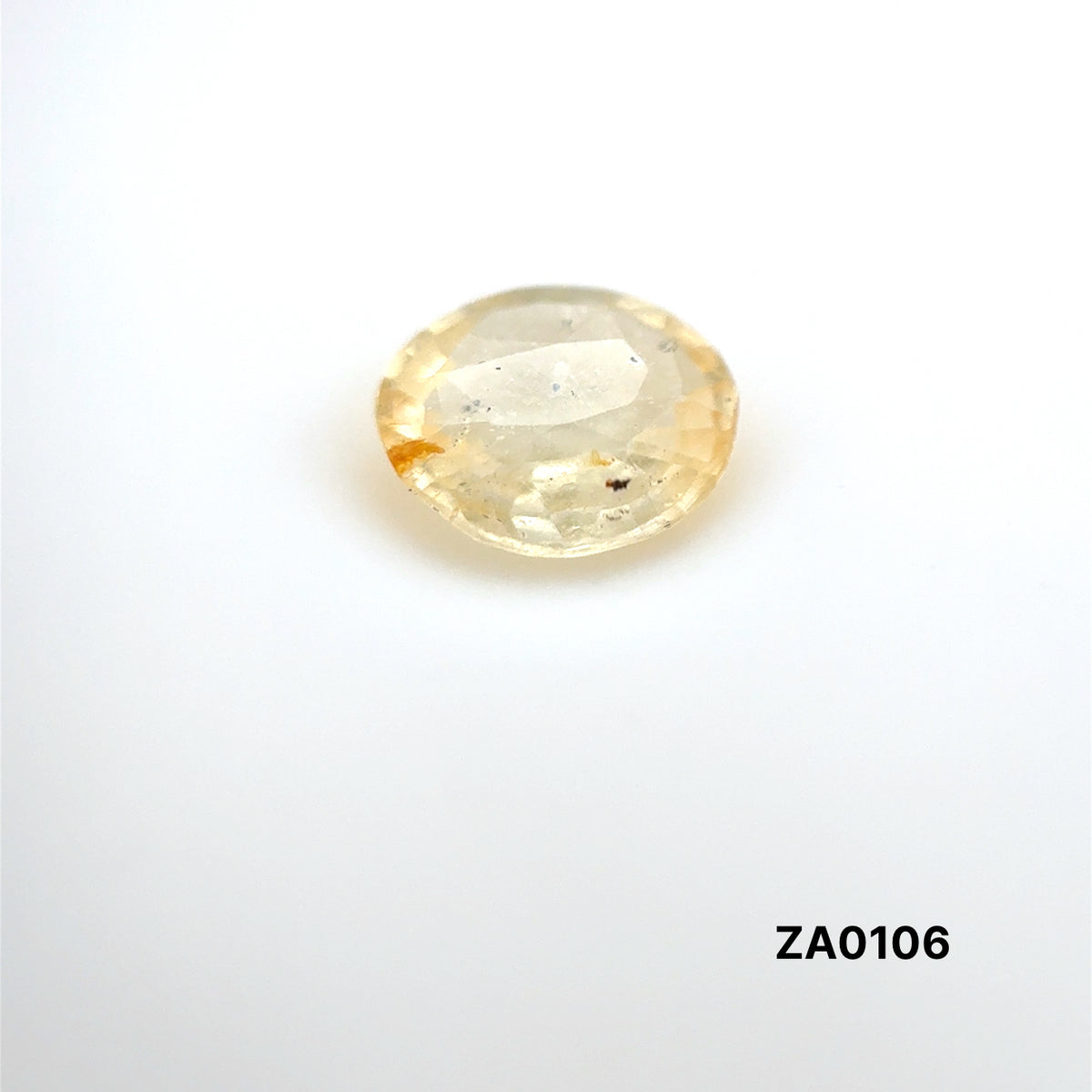 ZAFIRO AMARILLO CORTE OVAL 1.560 CTS 7.92 X 6.60 X 3.06 MM