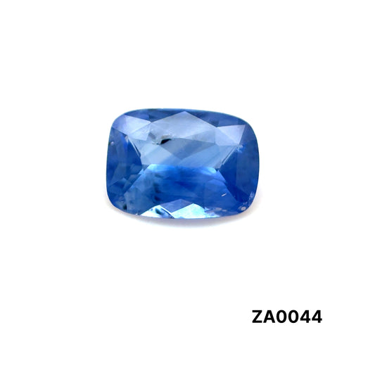 ZAFIRO CORNFLOWER BLUE  CUSHION 1.100 CTS 7.20 X 5.31 MM