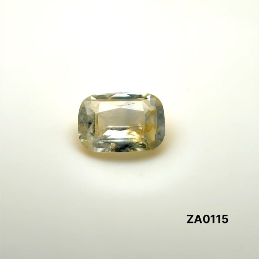 ZAFIRO AMARILLO CORTE CUSHION ALARGADO 1.065 CTS 7.18 X 5.14 X 2.92 MM