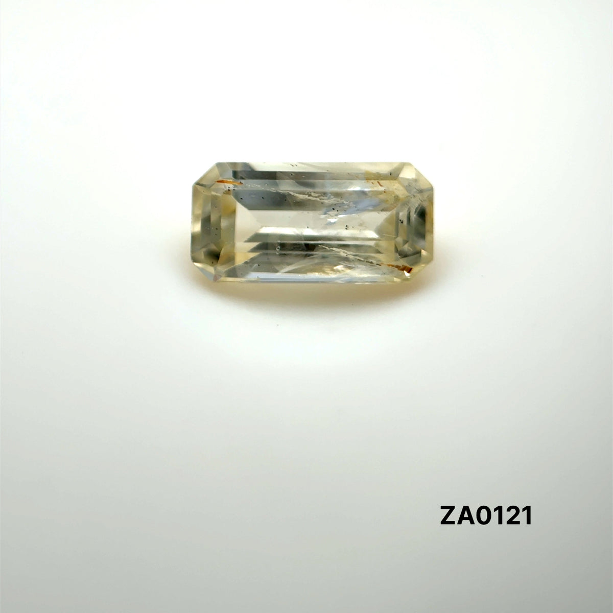 ZAFIRO AMARILLO CORTE ESMERALDA 1.430 CTS 8.76 X4.39 X 3.31 MM