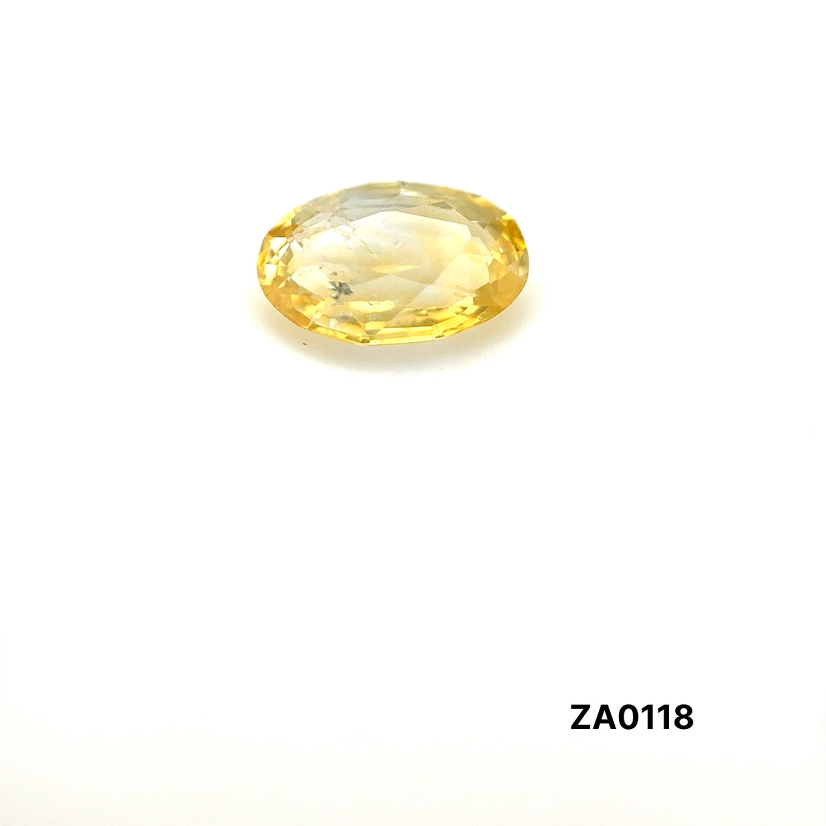 ZAFIRO AMARILLO CORTE OVAL 1.740 CTS 8.79 X 5.87 X 3.63 MM