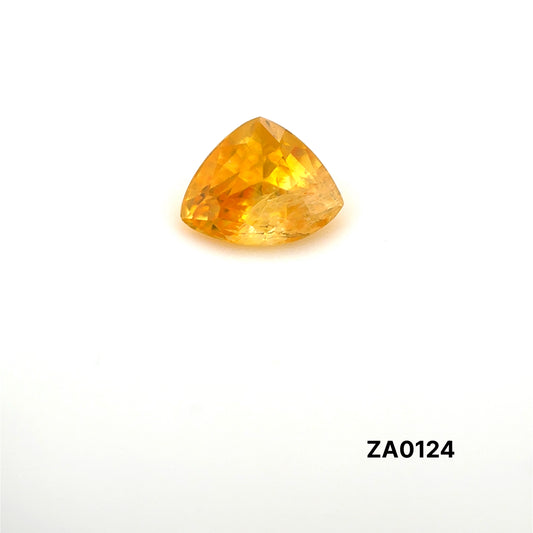 ZAFIRO AMARILLO CORTE TRILLÓN 1.890 CTS 6.46 X 8.23 X 4.94 MM