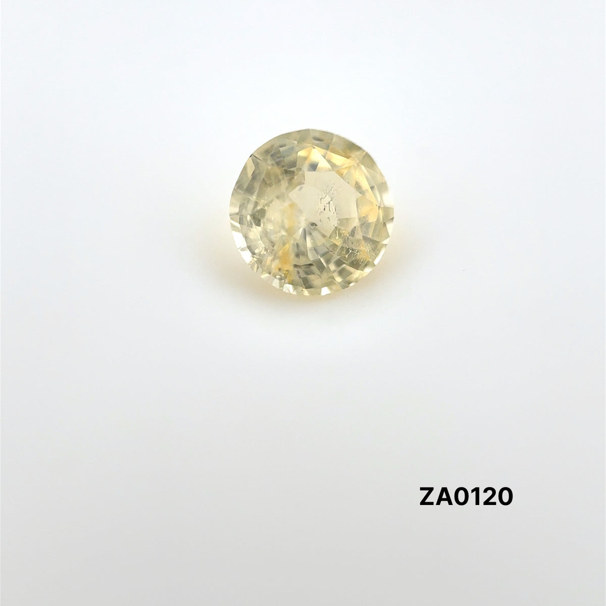 ZAFIRO AMARILLO CORTE REDONDO 1.470 CTS 6.76 X 4.11 MM