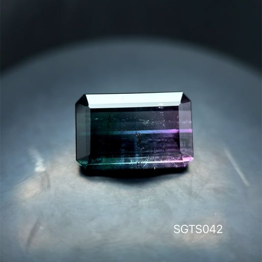 TURMALINA INDICOLITA 9.105 CT / 15.42 X 10.18 X 6.26 MM